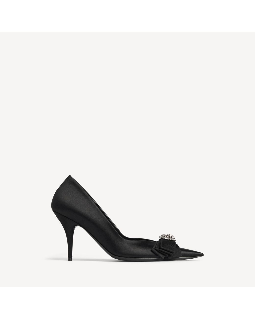 Balenciaga Black Avenue Palazzo Pump