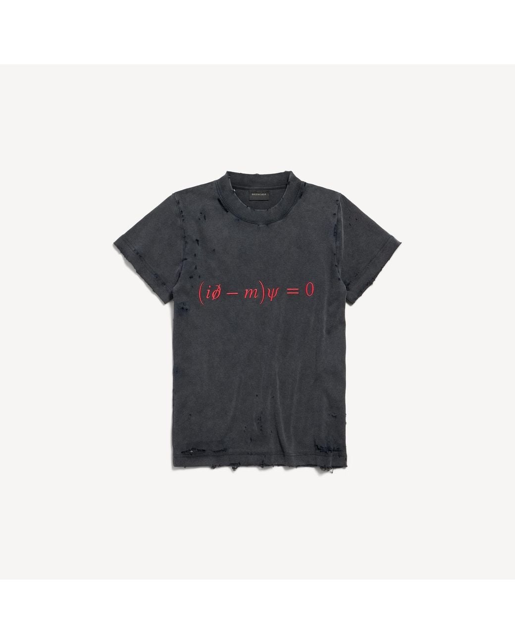 Balenciaga Blue Dirac Equation Fitted T-Shirt