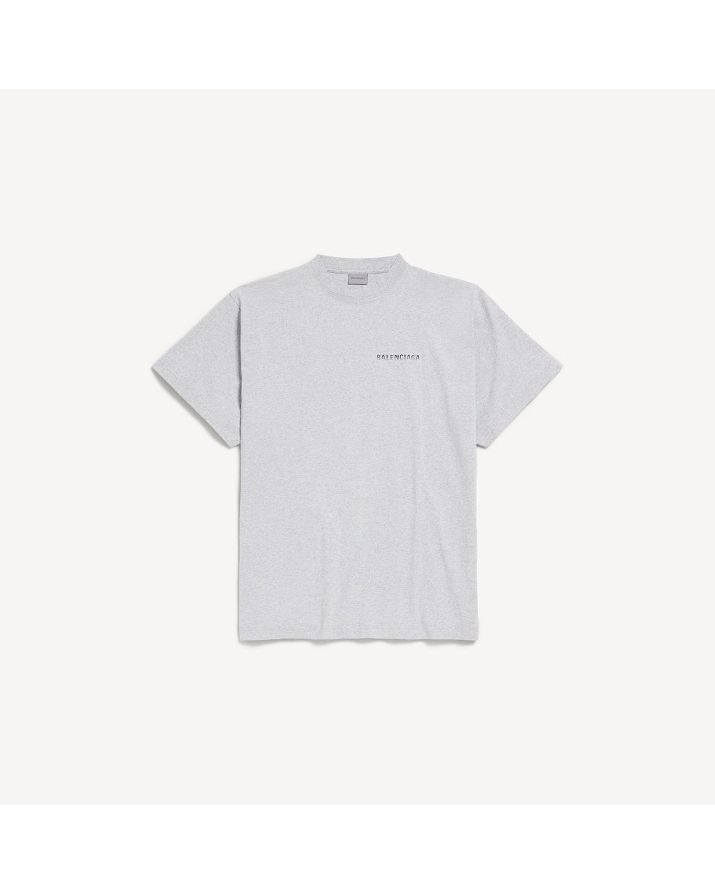 Balenciaga White Back Gradient Oversized T-Shirt for men