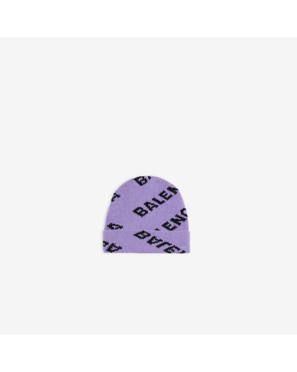 ●送料込●BALENCIAGA●ALLOVER LOGO ビーニー Allover logo beanie