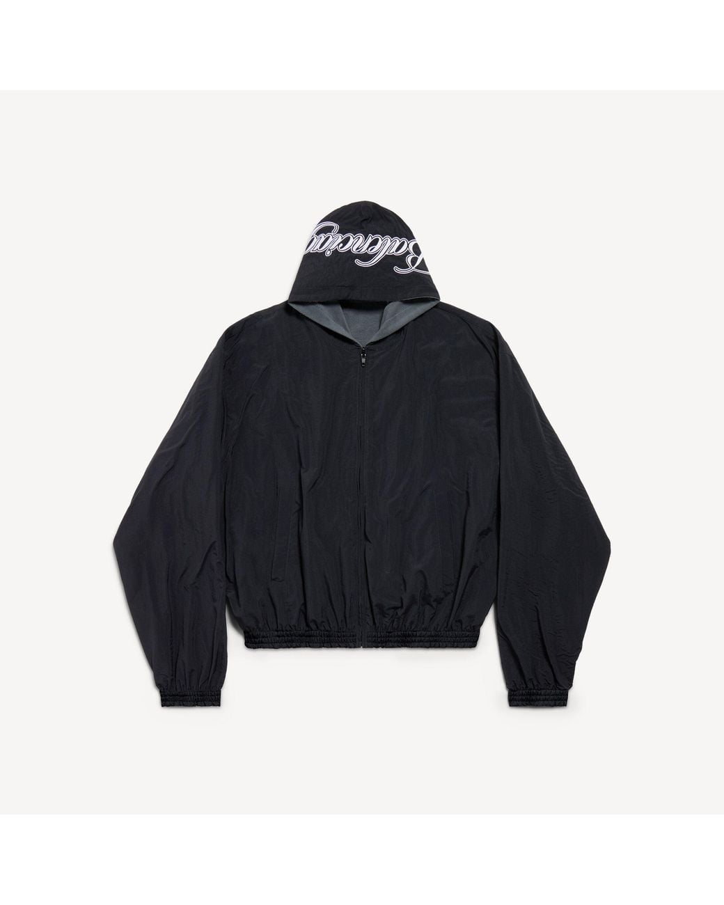 Balenciaga Blue Cursive Reversible Tracksuit Jacket for men
