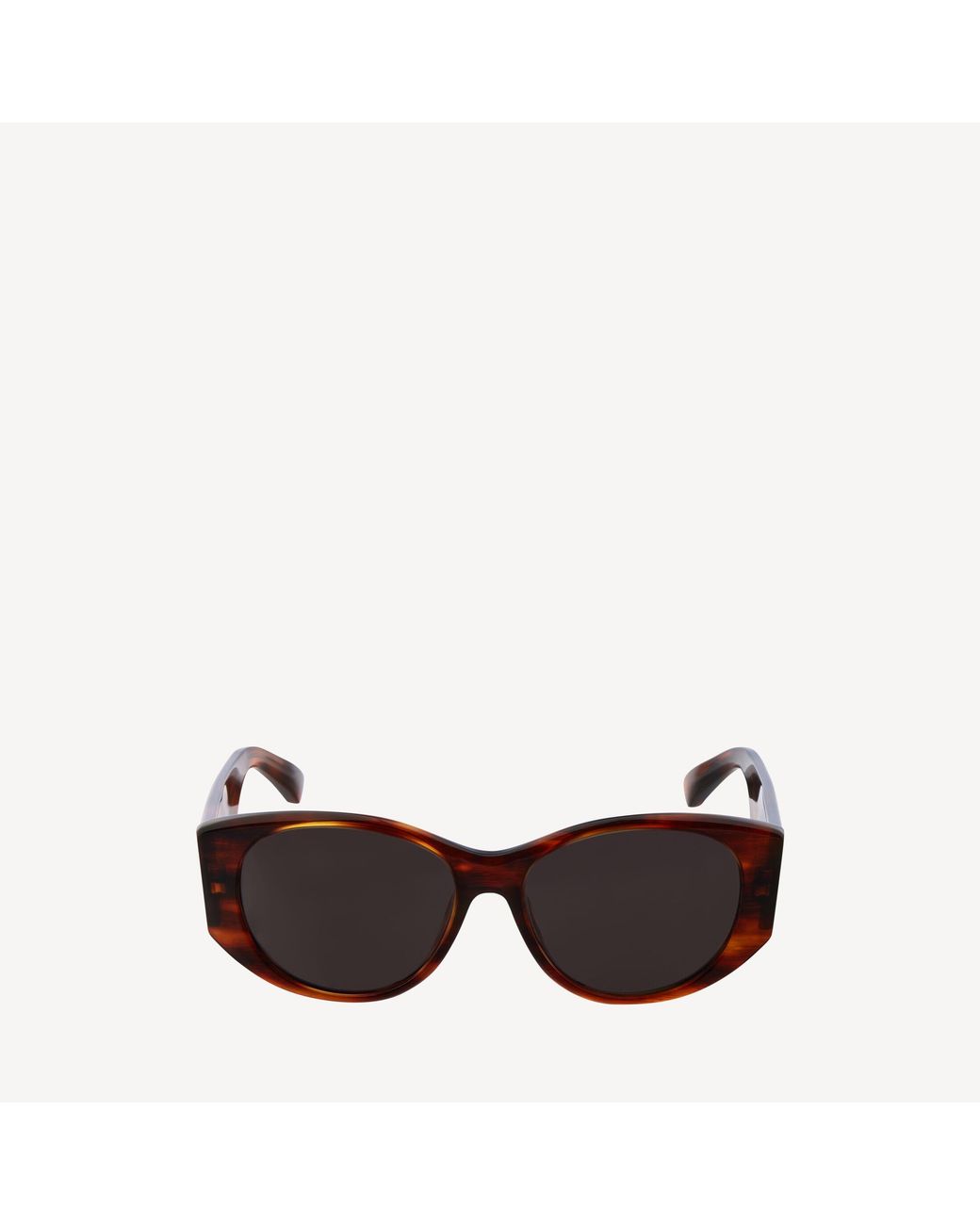Balenciaga Brown Nano Round Sunglasses