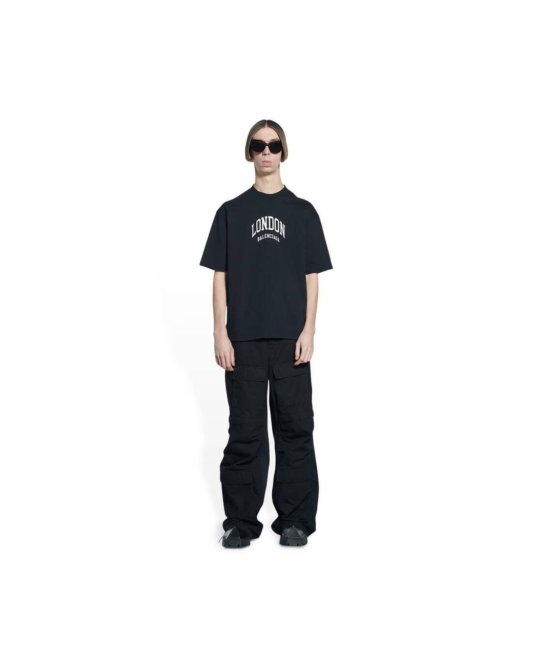 関税・送料込 Balenciaga LONDON Medium Fit Tシャツ 関税・送料込 Balenciaga LONDON Medium Fit Tシャツ
