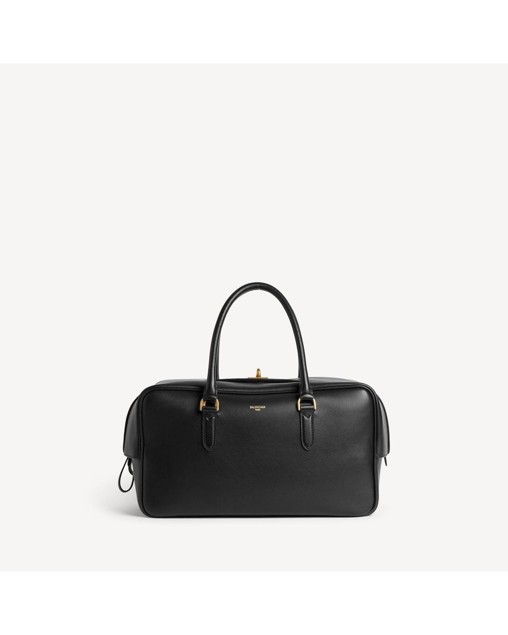 Balenciaga Black Le 7 Bowling Bag Medium