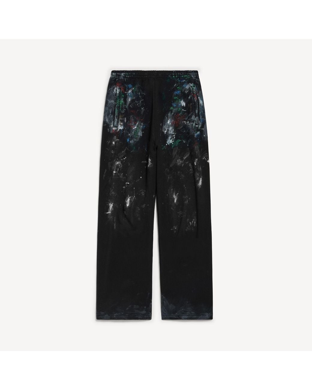Balenciaga Black Painter's Shirt Baggy Sweatpants for men