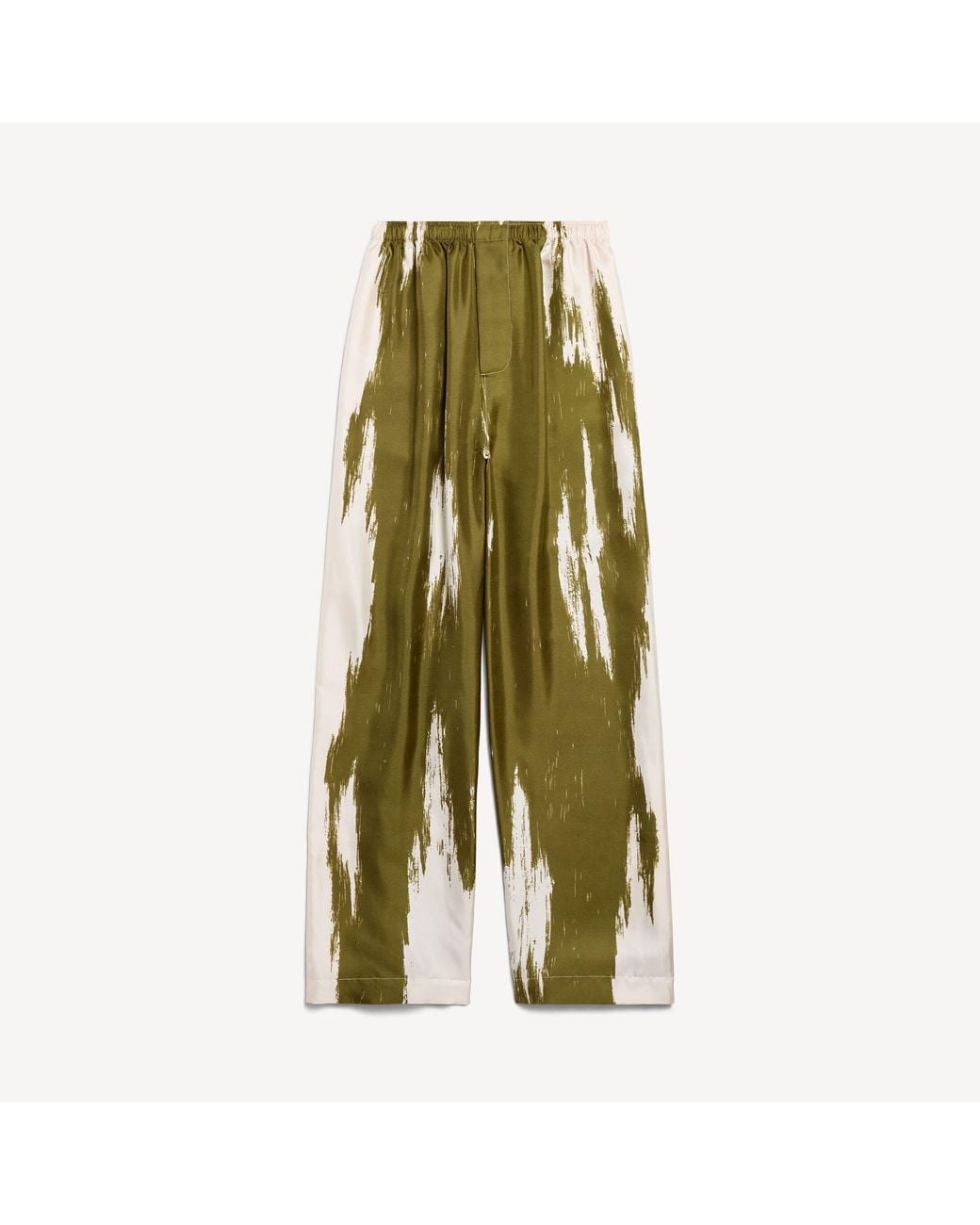 Balenciaga Green Brush Scratch Pyjama Trousers