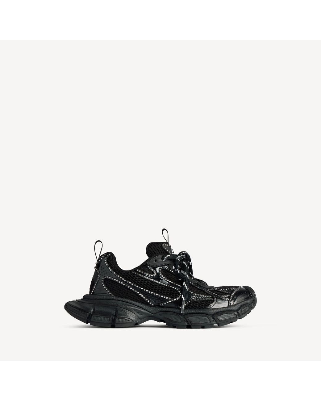 Balenciaga Black 3Xl Rivets Sneaker