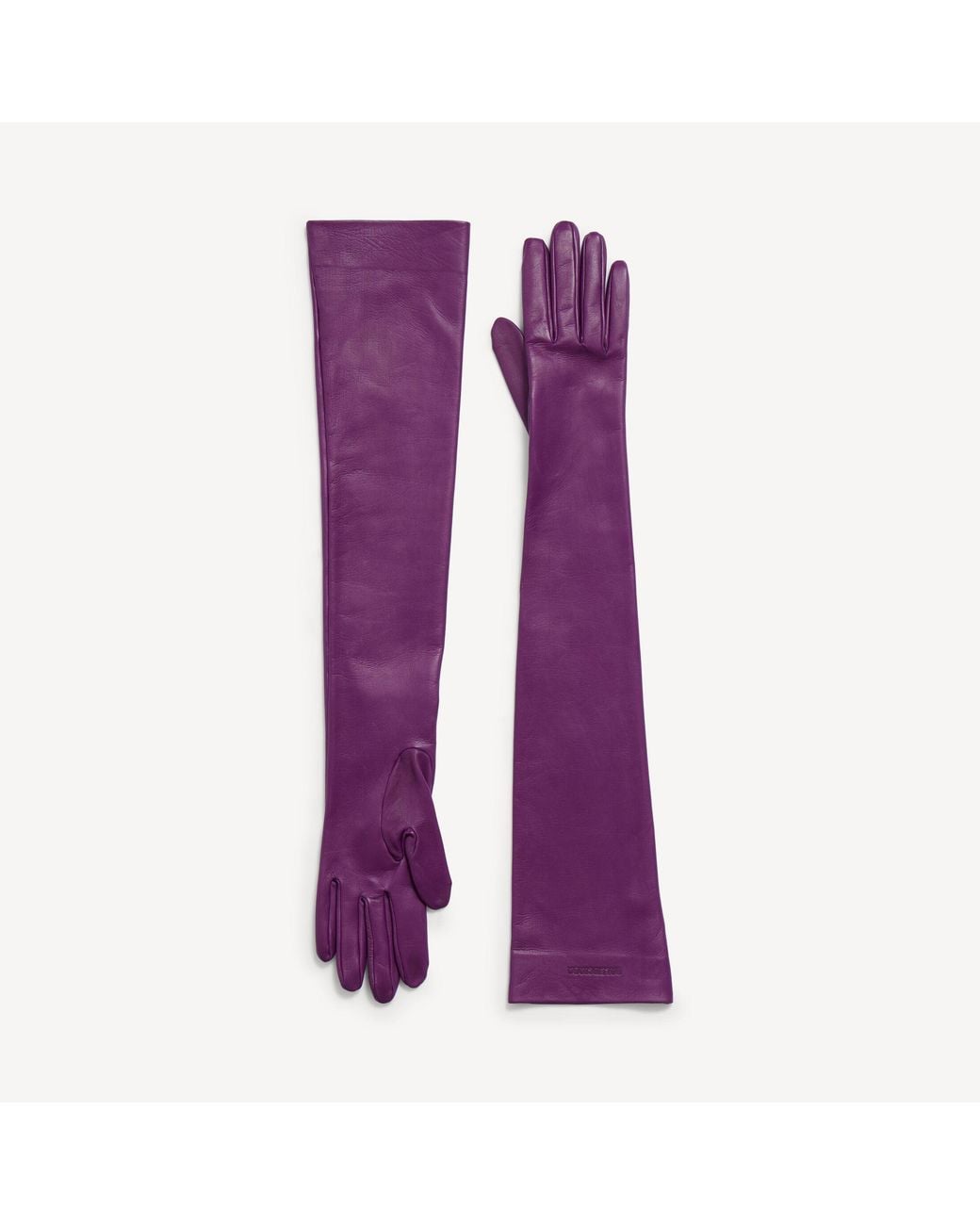 Balenciaga Purple Long Gloves