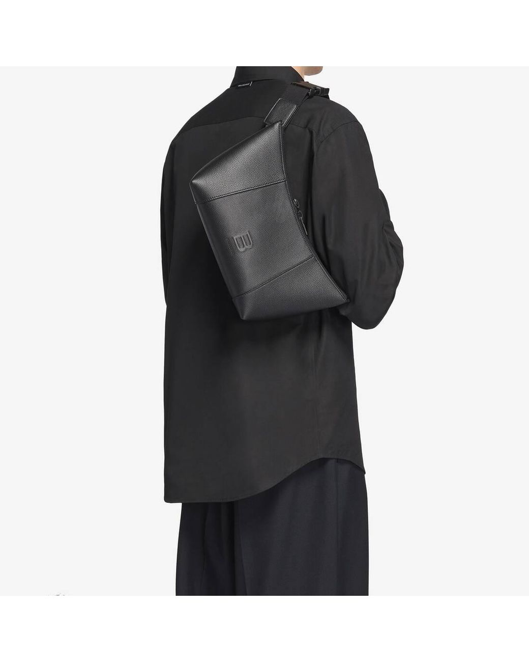 Balenciaga Hourglass Xl Men Beltbag in Black for Men | Lyst