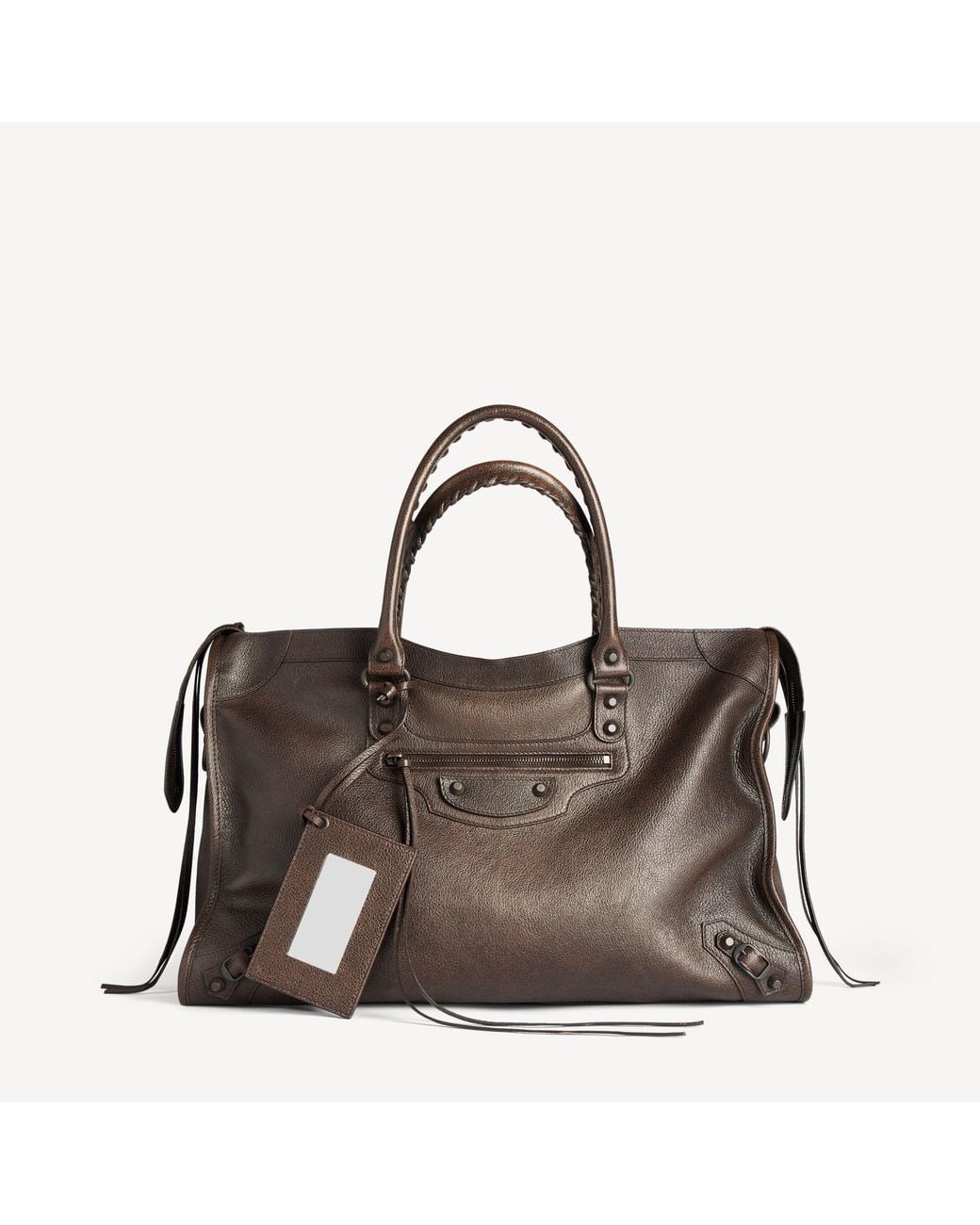 Balenciaga Brown Le City Bag Large for men