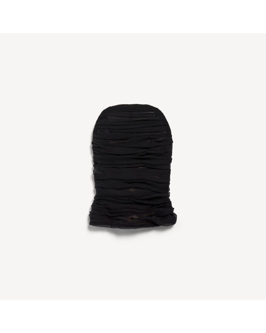 Balenciaga Black Fitted Bustier Top