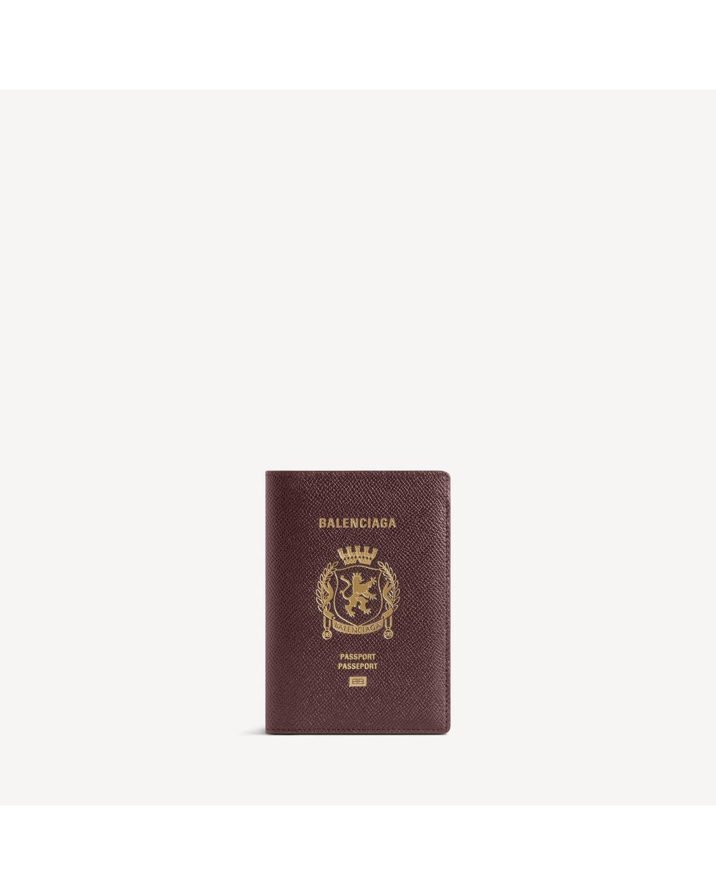 Balenciaga Purple Passport Holder for men