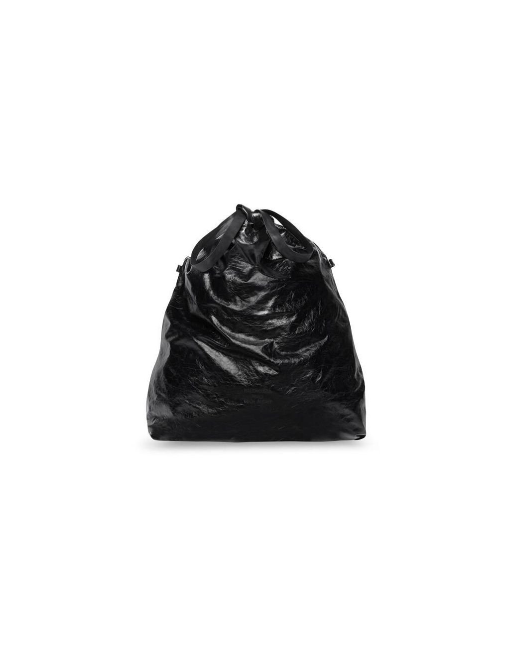 Balenciaga Trash Bag Large Pouch in Black for Men Lyst