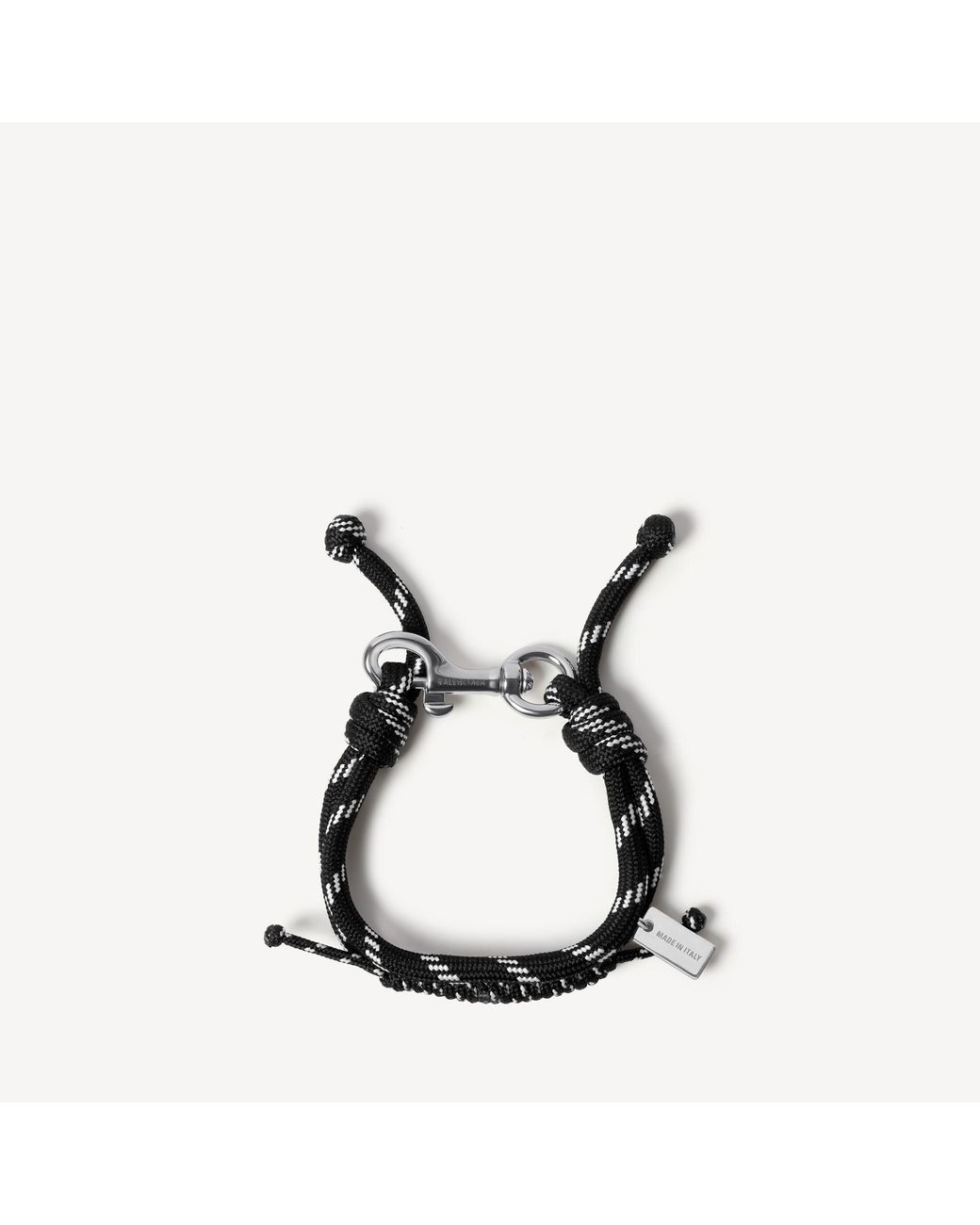 Balenciaga Black Malibu Cord Bracelet