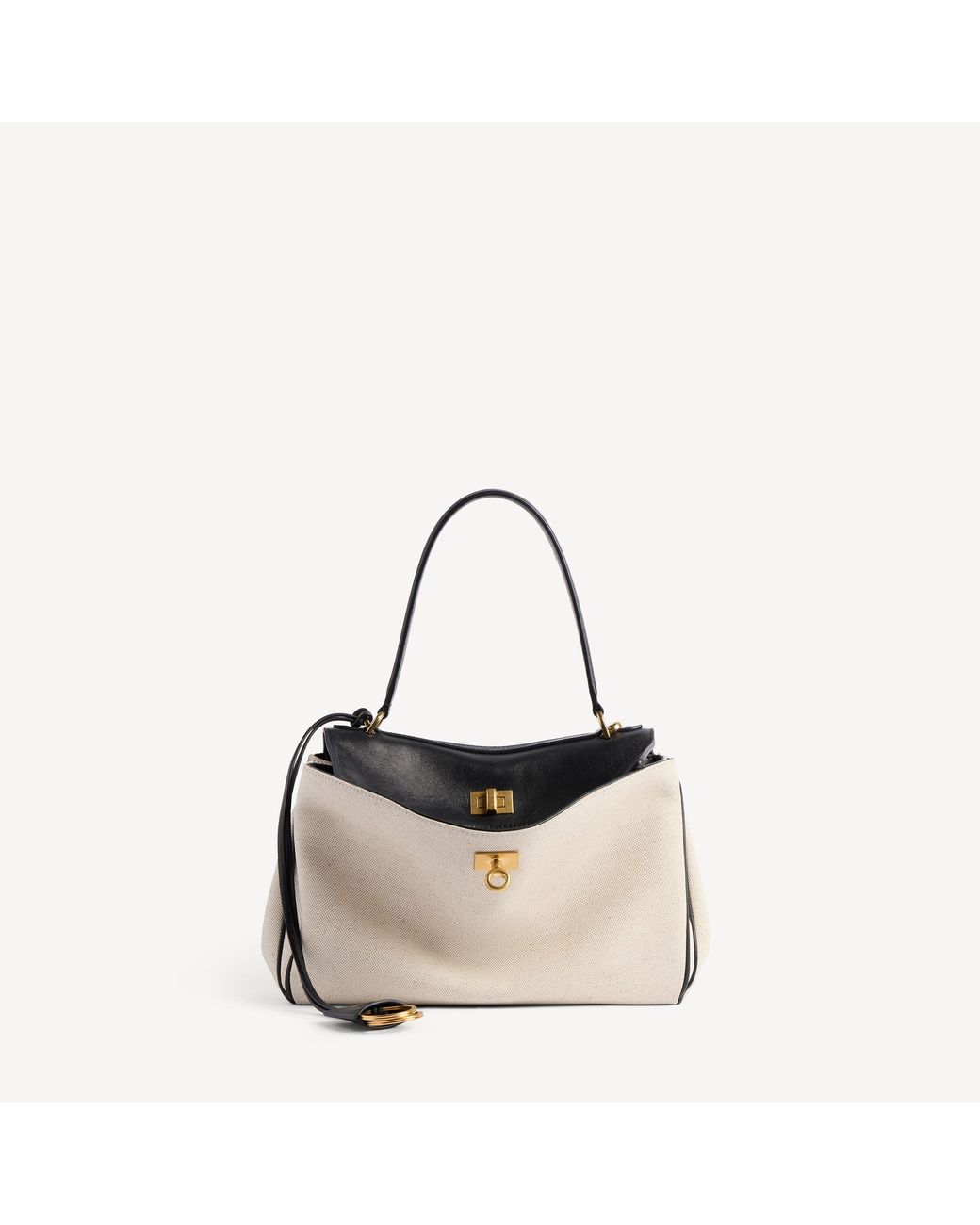 Balenciaga Natural Rodeo Handbag Small