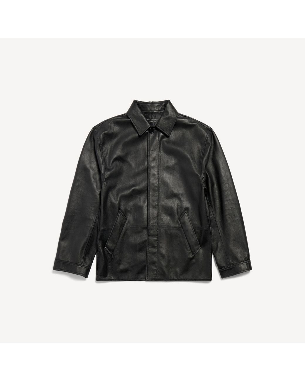 Balenciaga Black Carcoat Jacket for men