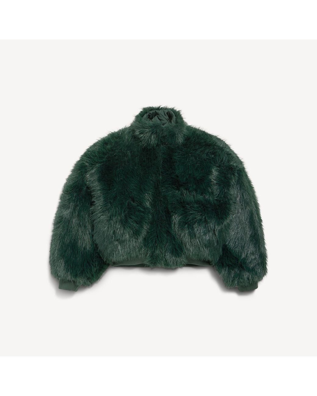 Balenciaga Green Cropped Jacket