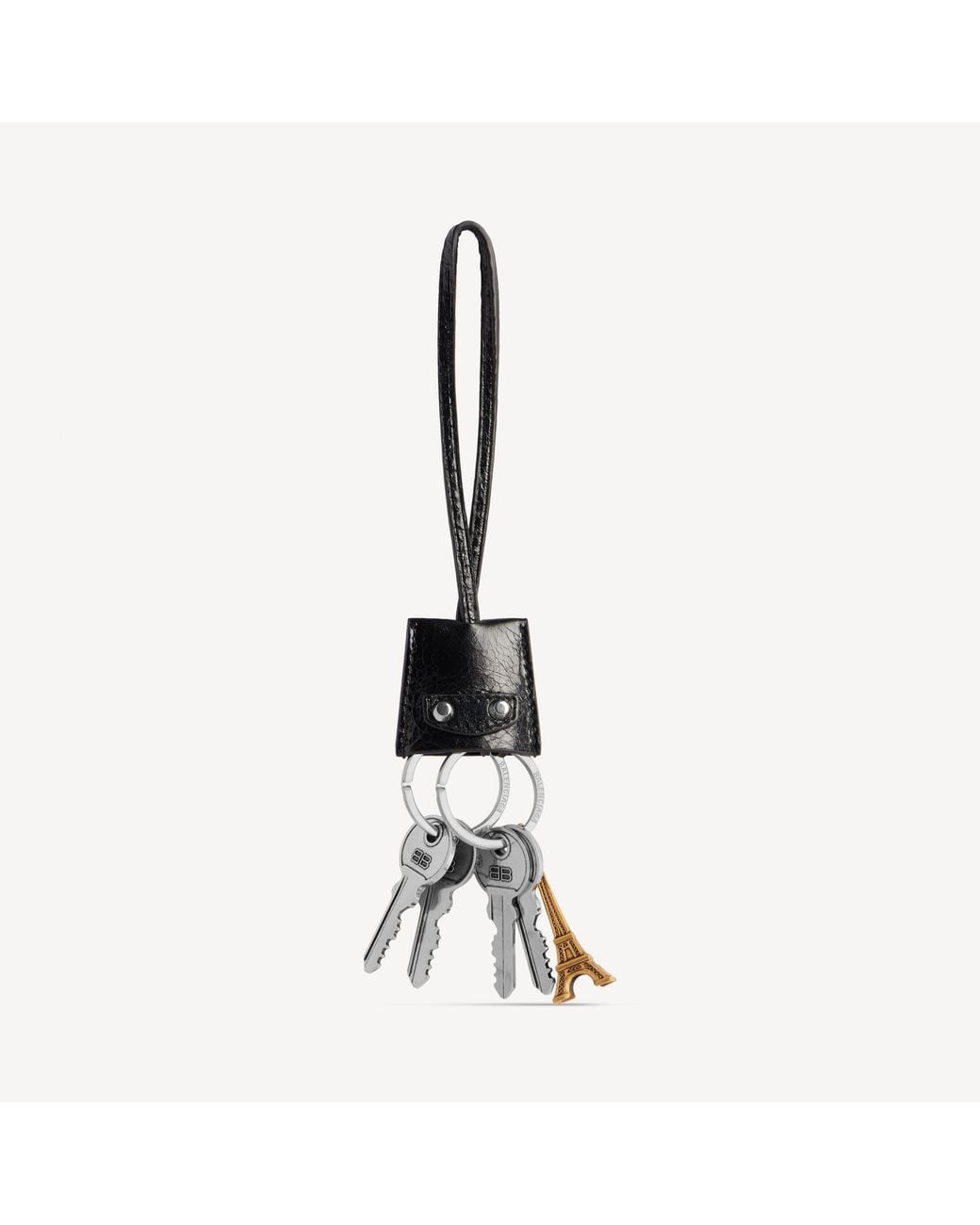 Balenciaga Black Le City Charm Eiffel