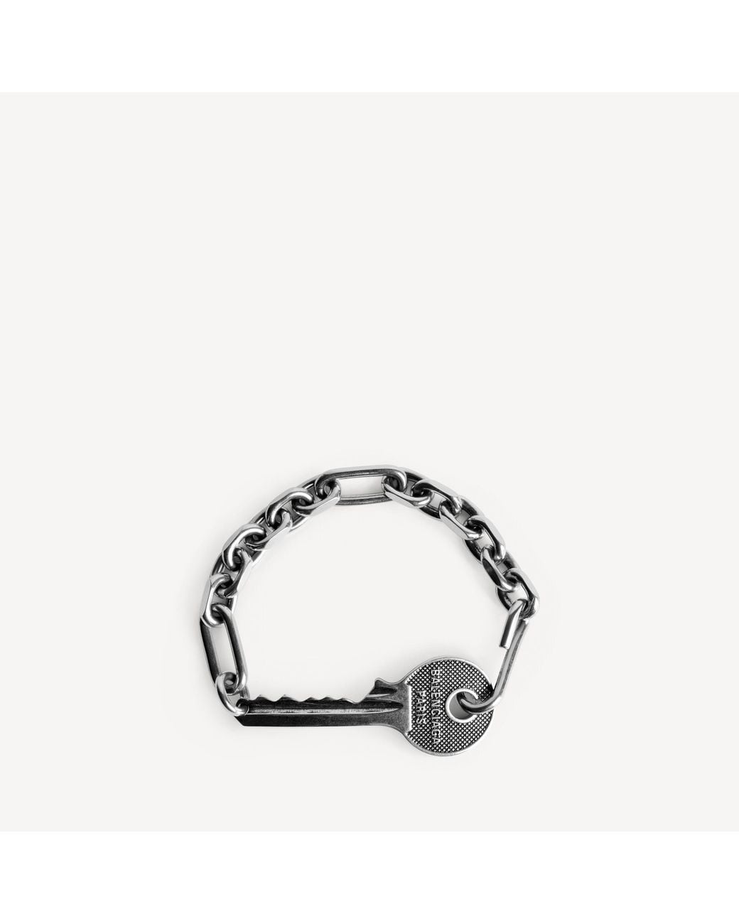 Balenciaga Metallic Neverlost Bracelet for men