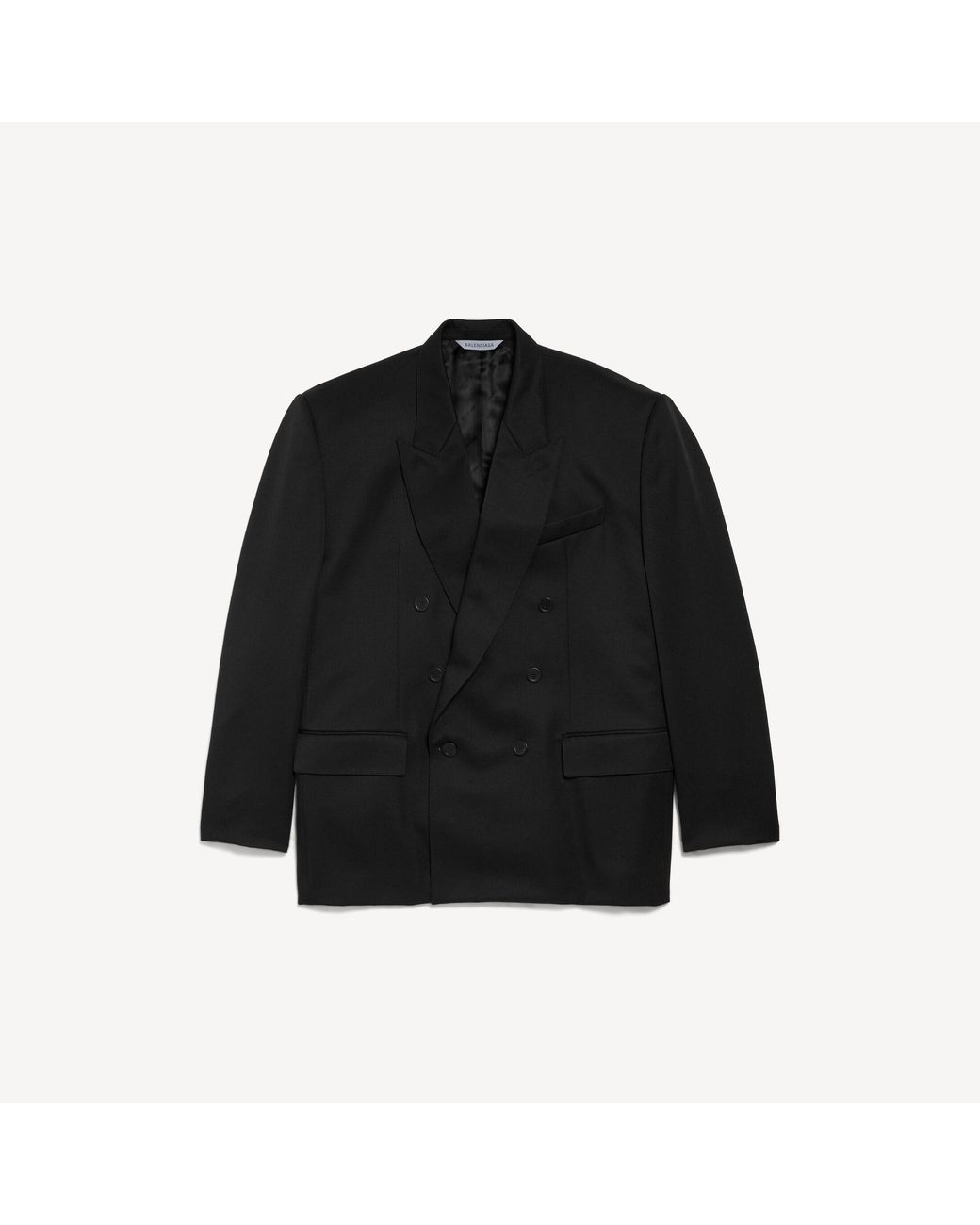 Balenciaga Black Too Far Tailored Jacket for men