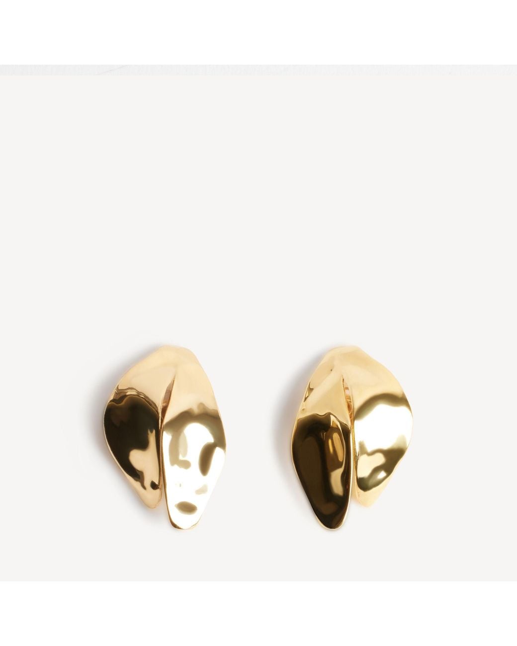 Balenciaga Metallic Bloom Xs Earrings