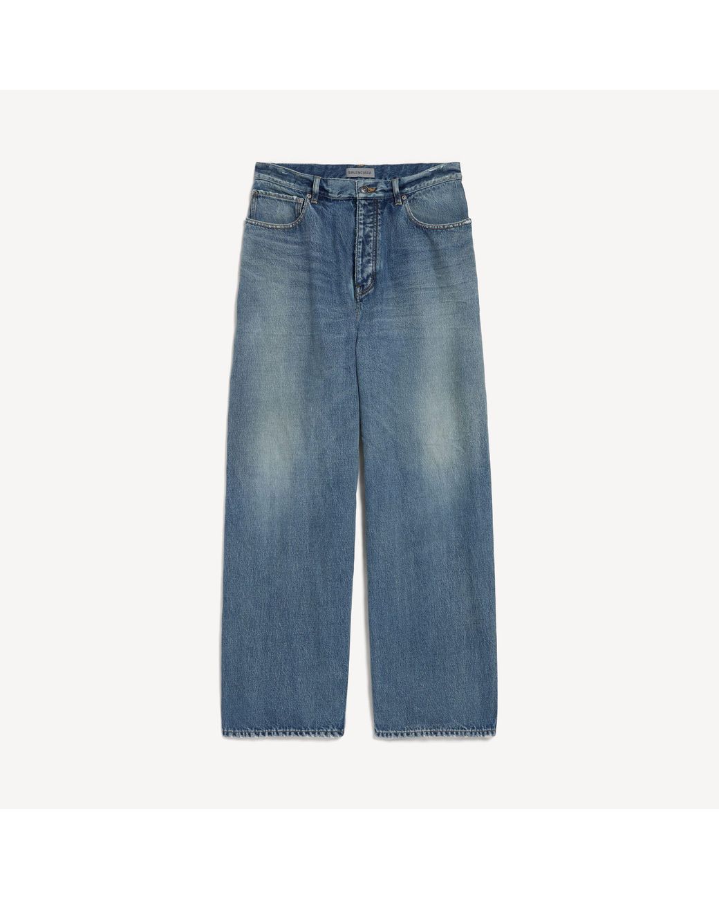 Balenciaga Blue Baggy Jeans for men