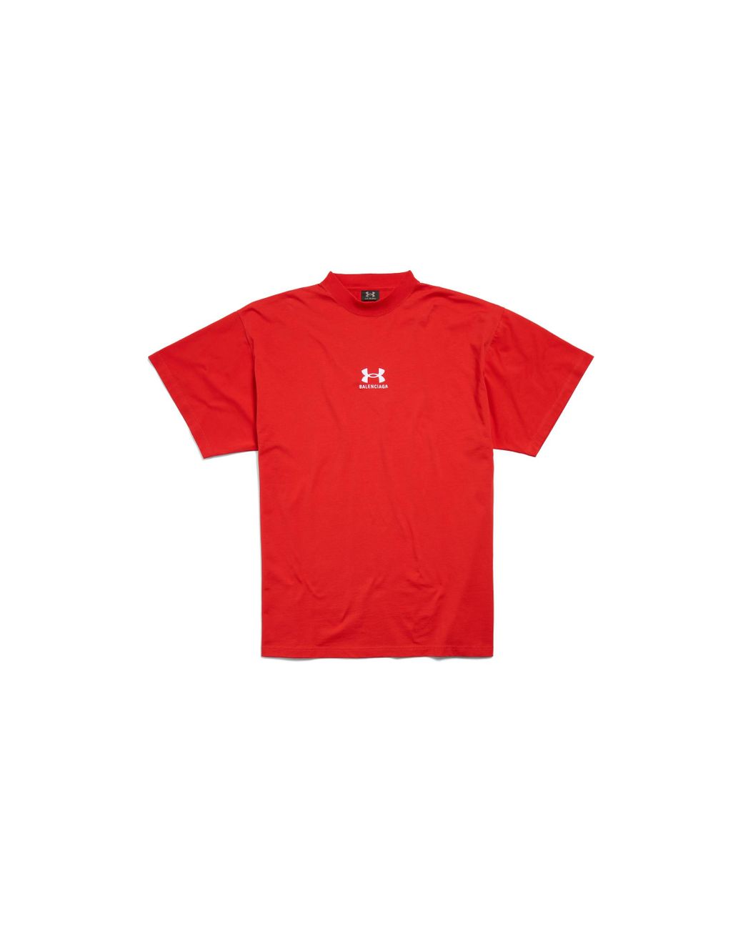 Balenciaga Under Armour T-shirt Oversized in Red for Men