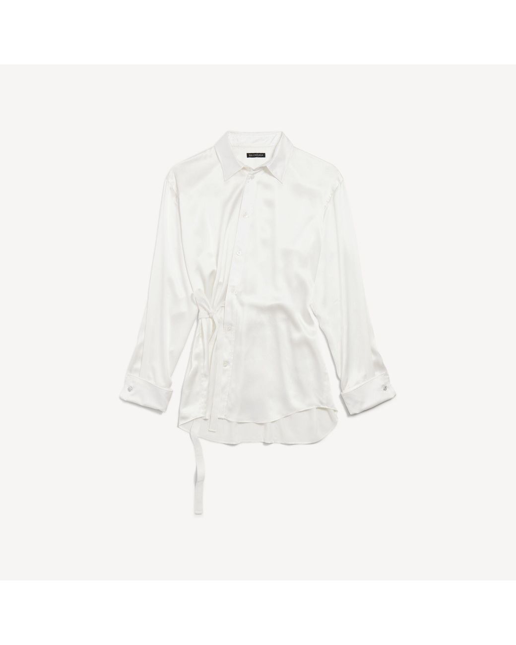Balenciaga White Wrap Shirt