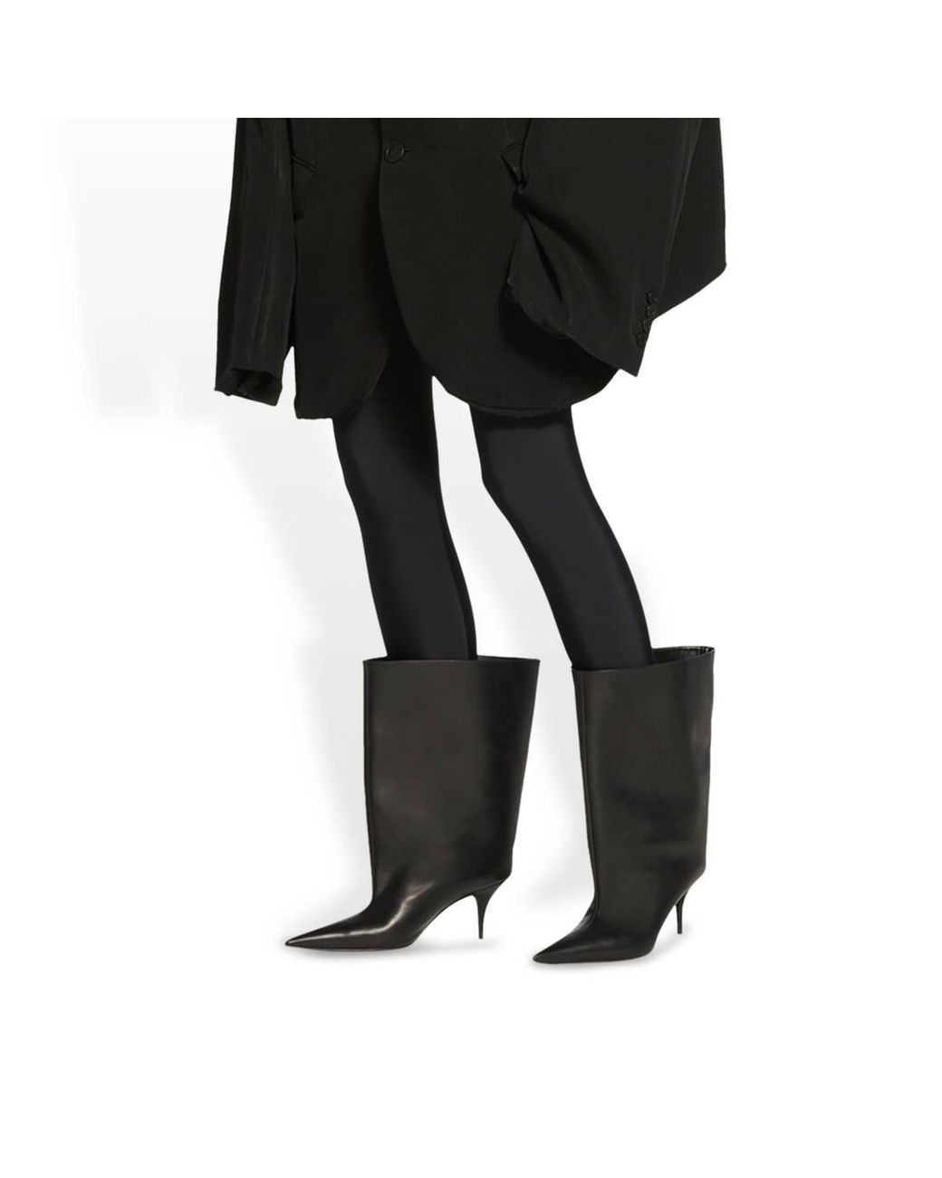 【BALENCIAGA】WADERS 70MM ブーティ Balenciaga Waders 70mm Bootie in Black | Lyst