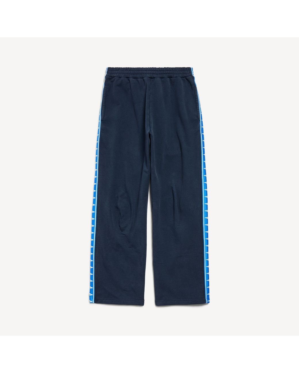 Balenciaga Blue Stripe Baggy Pants for men