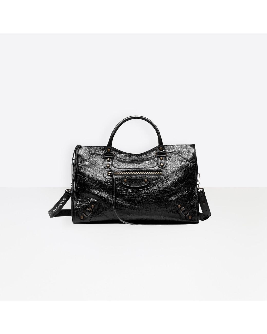balenciaga black shoulder bag