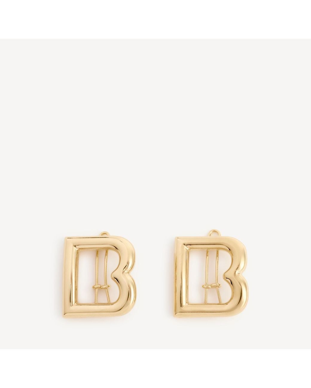 Balenciaga Metallic B Hairclips