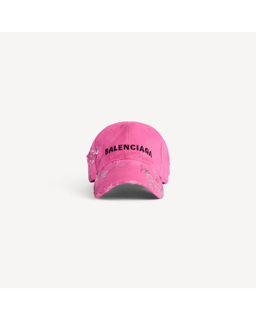 Balenciaga Upcycled Cap in Pink for Men | Lyst