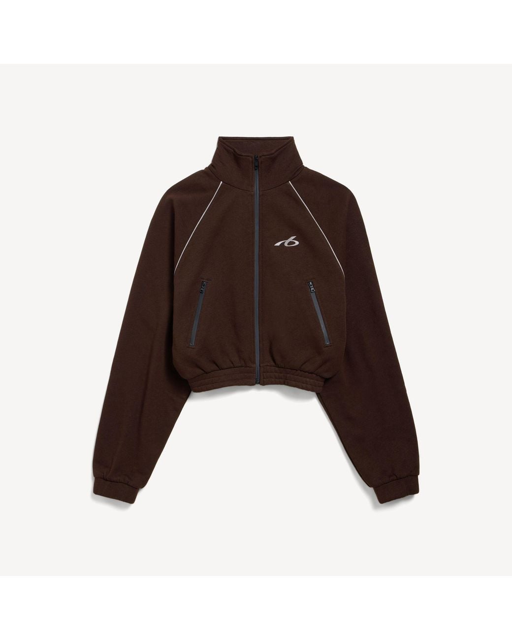 Balenciaga Brown Techwear Tracksuit Jacket