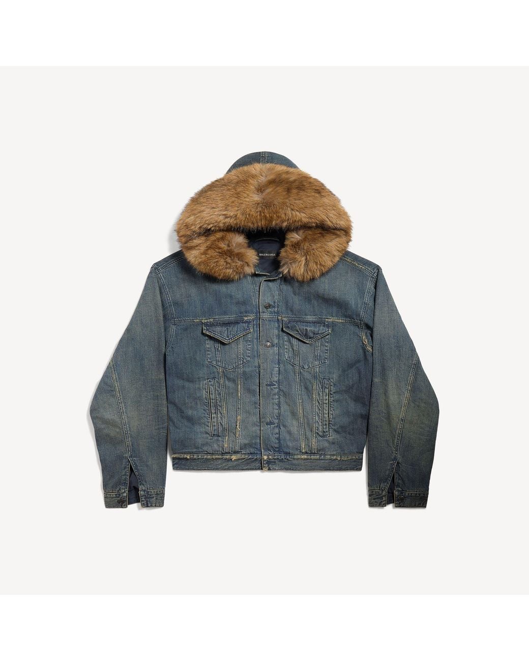 Balenciaga Blue Boxy Jacket for men