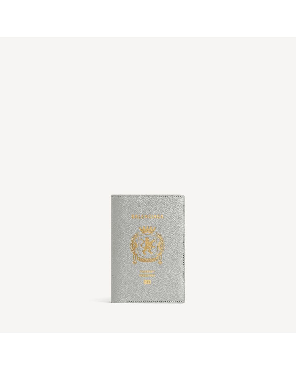 Balenciaga White Passport Holder for men