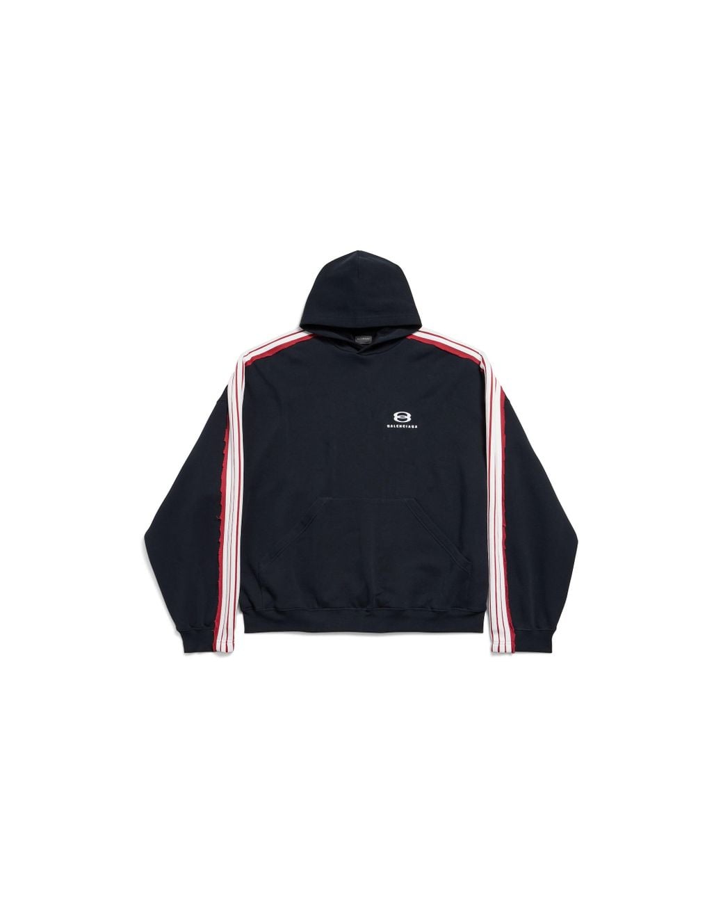 Balenciaga Unity Sports Icon Large Hoodie in Blue for Men | Lyst