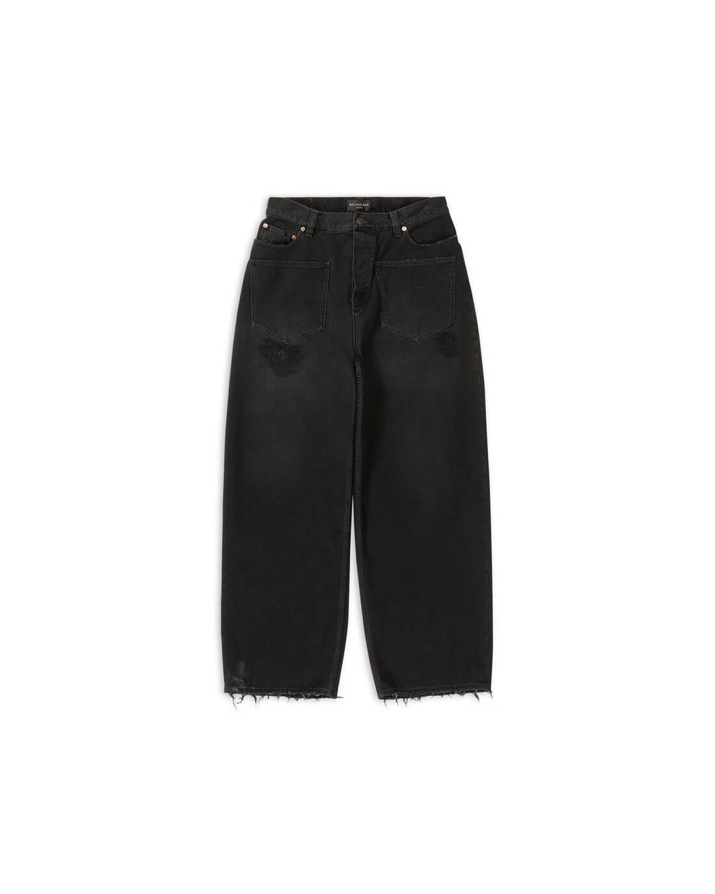 Balenciaga Patched Pockets baggy Jeans in Black | Lyst Balenciaga Patched Pockets baggy Jeans in Black | Lyst