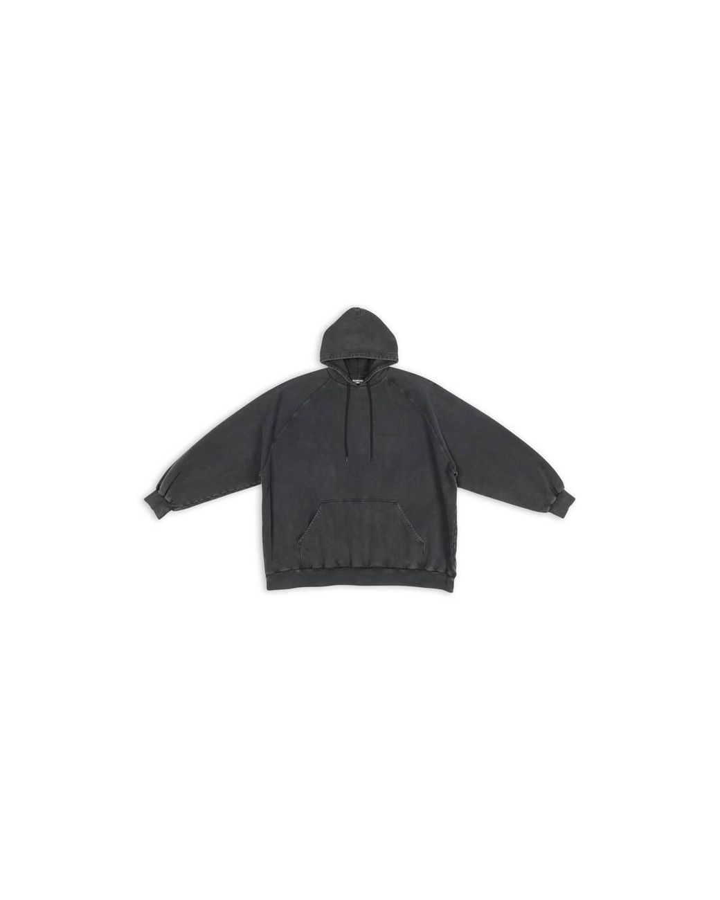 Balenciaga Strike 1917 Hoodie Oversized in Black | Lyst
