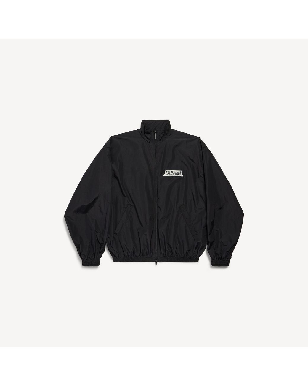 Balenciaga Black Masking Tape Tracksuit Jacket for men