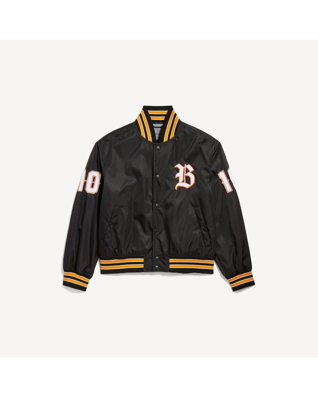 Balenciaga Black Varsity Jacket for men