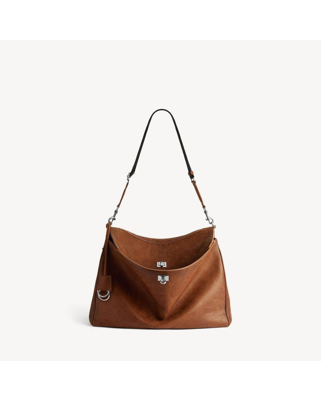 Balenciaga Brown Rodeo Messenger Bag Medium for men