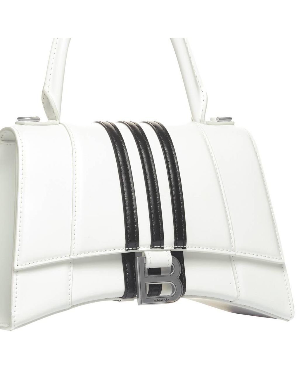 Balenciaga / Adidas Hourglass Small Handbag In Box in White | Lyst