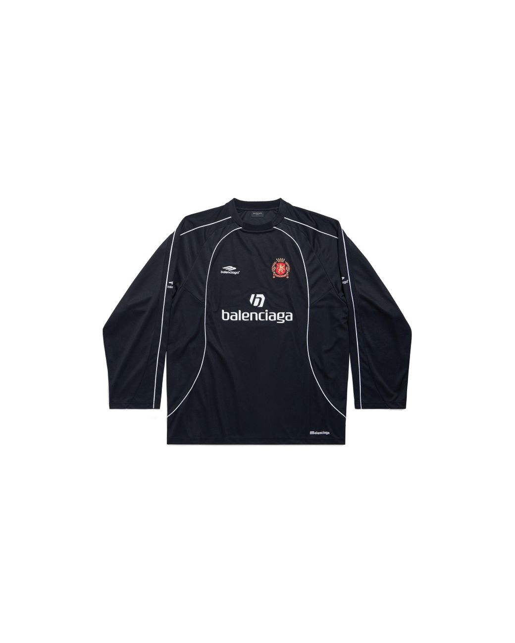 Long sleeve outlet soccer shirt