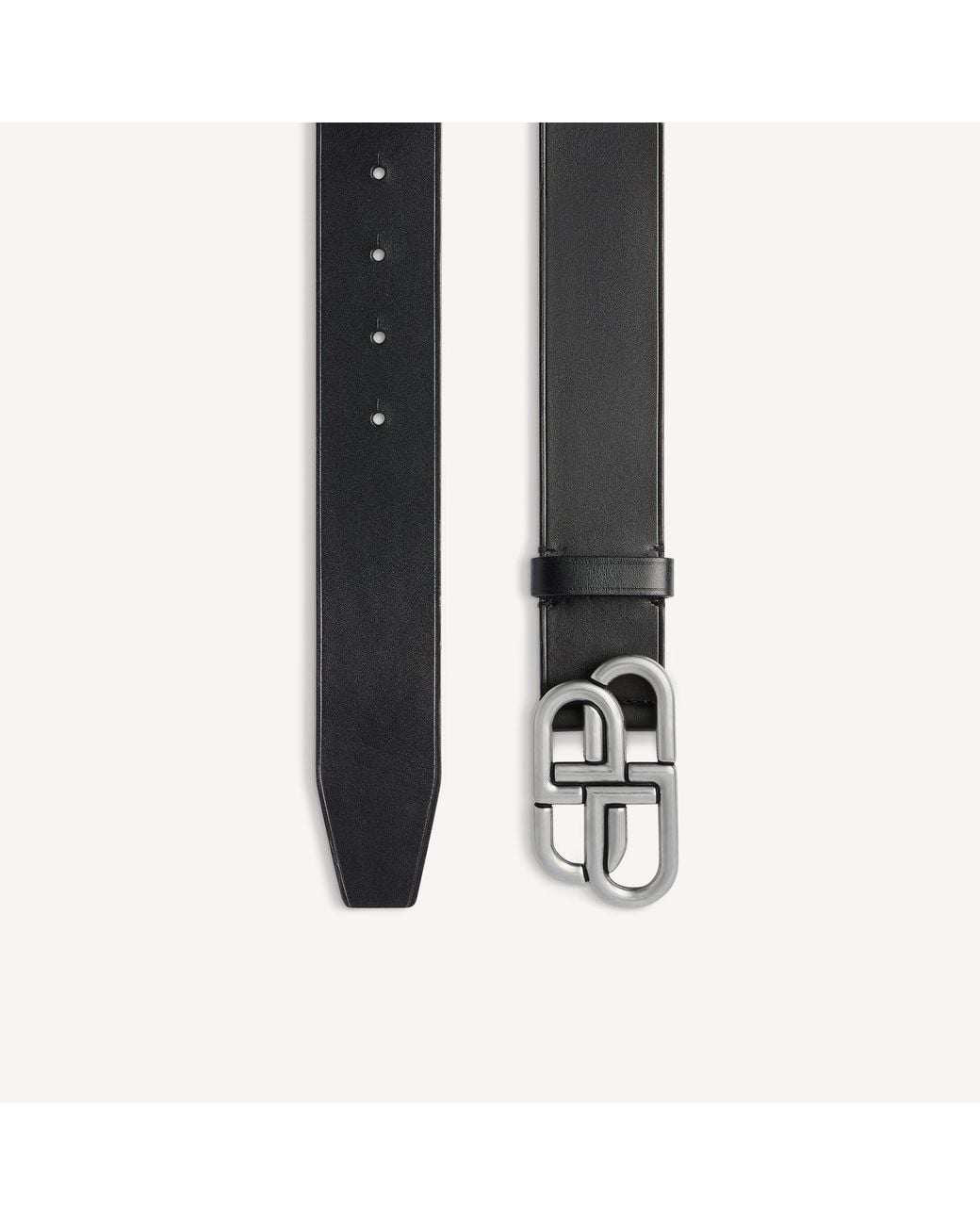 Cinturón Extra Ancho Bb Balenciaga de hombre de color Black