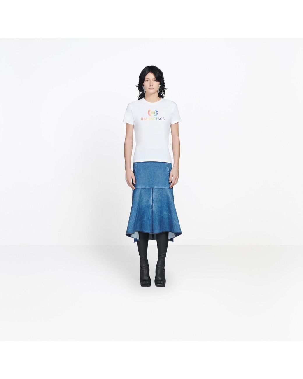 Balenciaga shirt rainbow clearance