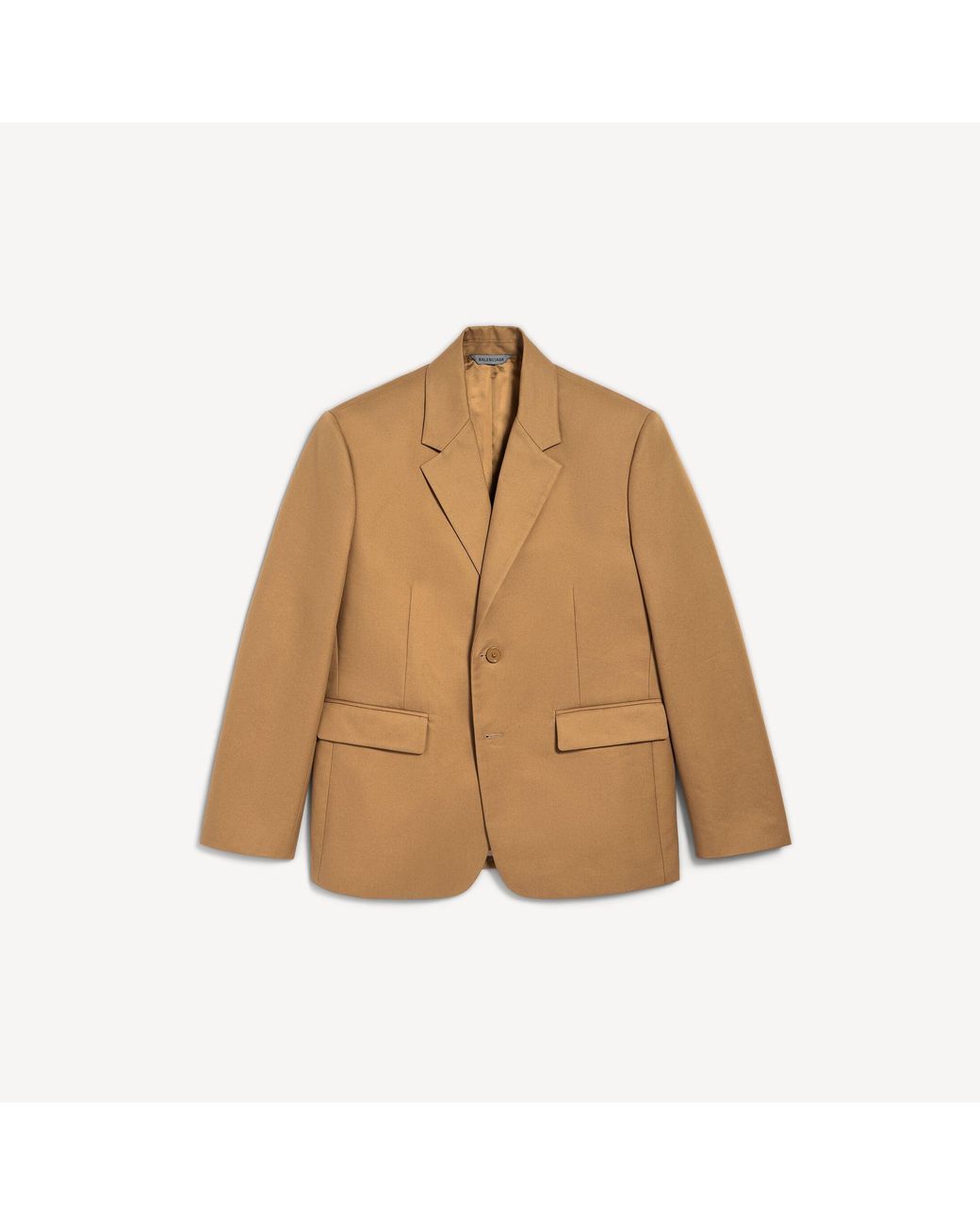 Balenciaga Brown Single-Breasted Normal Fit Jacket for men