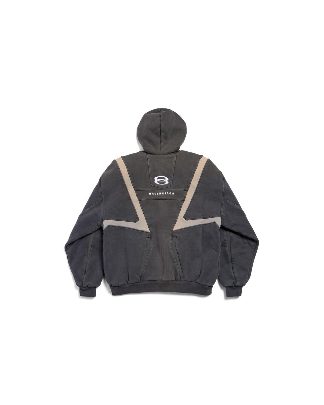 送料込+BALENCIAGA+Unity Sports Icon Biker ジップアップHoodie BALENCIAGA】UNITY SPORTS ICON BIKER ジップアップ HOODIE