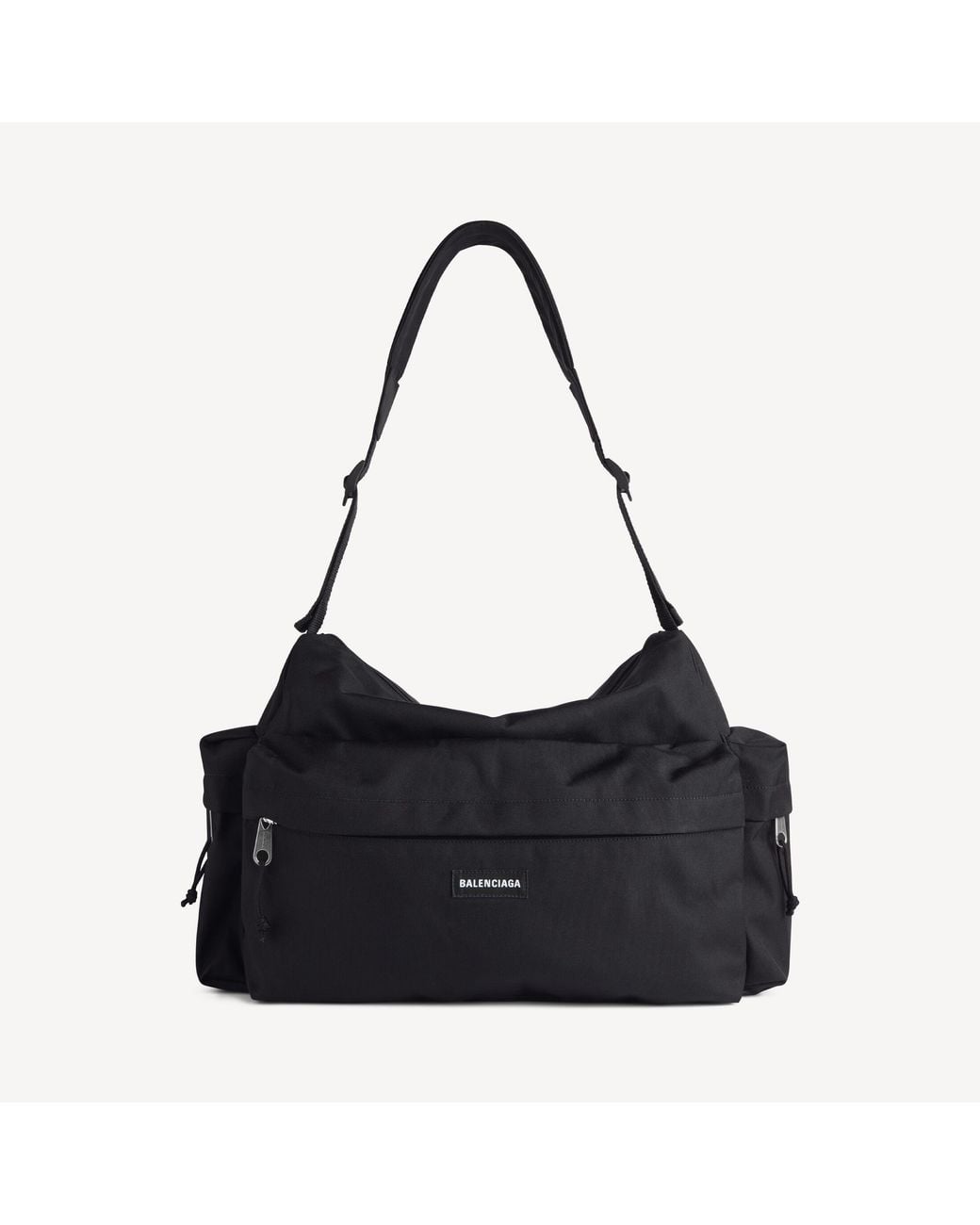 Balenciaga Black Explorer Multipocket Weekender Medium for men
