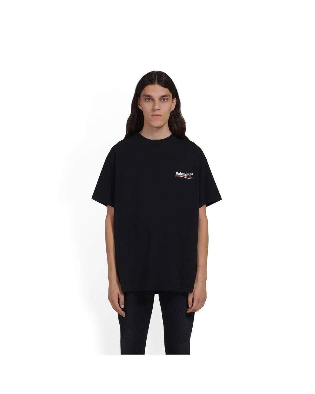 black balenciaga shirt mens